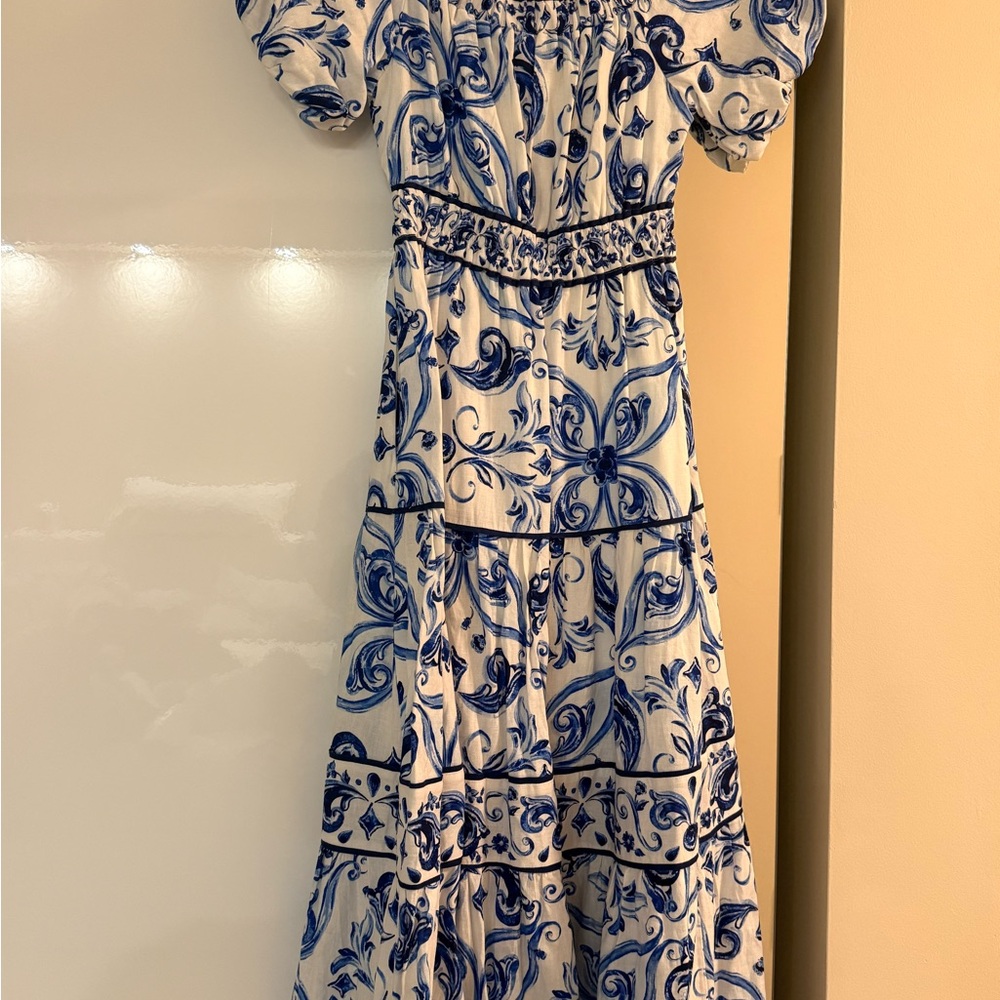 Ever New Navy and White Floral Dress